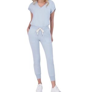N: philanthropy lawes one piece jumpsuit blue cotton soft NWT New size medium